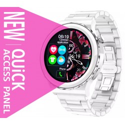 Smartwatch Damski Rubicon RNCE92 PRO White/2 x Pasek SMARUB171