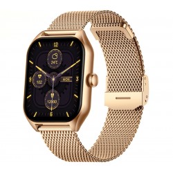 Smartwatch Damski Rubicon RNCF03-5 Różowe złoto Bransoleta + Pasek