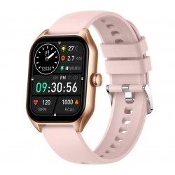 Smartwatch Damski Rubicon RNCF03-5 Różowe złoto Bransoleta + Pasek