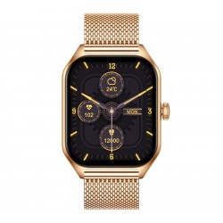 Smartwatch Damski Rubicon RNCF03-5 Różowe złoto Bransoleta + Pasek