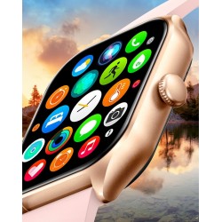 Smartwatch Damski Rubicon RNCF03-5 Różowe złoto Bransoleta + Pasek