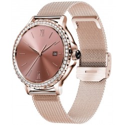 Smartwatch Damski Rubicon RNCF19-1 Różowe Złoto  Bransoleta + Pasek