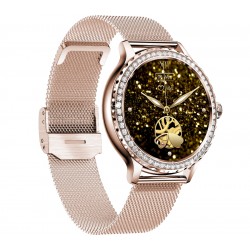 Smartwatch Damski Rubicon RNCF19-1 Różowe Złoto  Bransoleta + Pasek