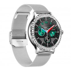 Smartwatch Damski Rubicon RNCF19-1 Silver  Bransoleta + Pasek