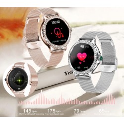 Smartwatch Damski Rubicon RNCF19-1 Silver  Bransoleta + Pasek