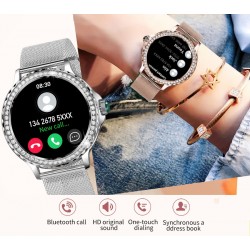 Smartwatch Damski Rubicon RNCF19-1 Silver  Bransoleta + Pasek