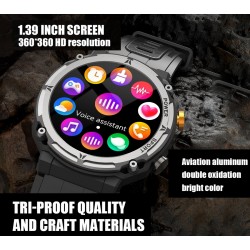 Smartwatch Męski Rubicon RNCF25-1 BLACK