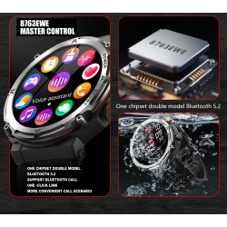 Smartwatch Męski Rubicon RNCF25-1 BLACK