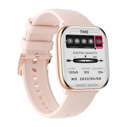 Smartwatch Damski Rubicon RNCF31 ROSE GOLD Bransoleta + 2 Paski