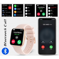 Smartwatch Damski Rubicon RNCF31 ROSE GOLD Bransoleta + 2 Paski