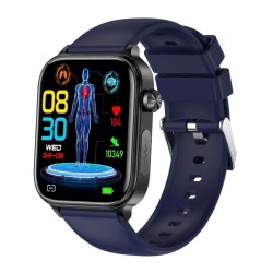 Smartwatch Męski Rubicon RNCF33 BLACK + Pasek Granatowy