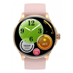 Smartwatch Damski Rubicon RNCF35 ROSE GOLD Bransoleta + Pasek Pink