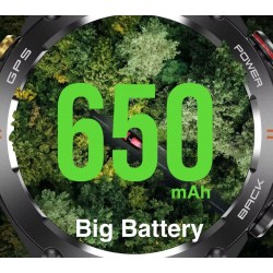 Smartwatch Męski Rubicon RNCF37-1 GPS BLACK