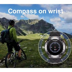 Smartwatch Męski Rubicon RNCF37-1 GPS BLACK