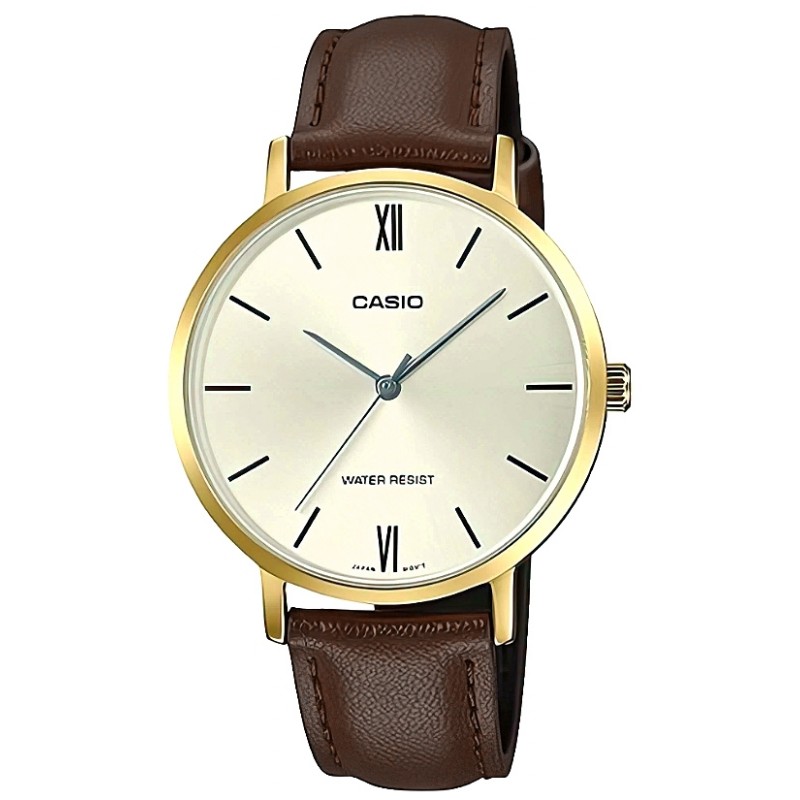 Zegarek Damski Casio LTP-VT01GL-9BUDF + BOX Zegarek Damski Casio LTP-VT01GL-9BUDF + BOX
