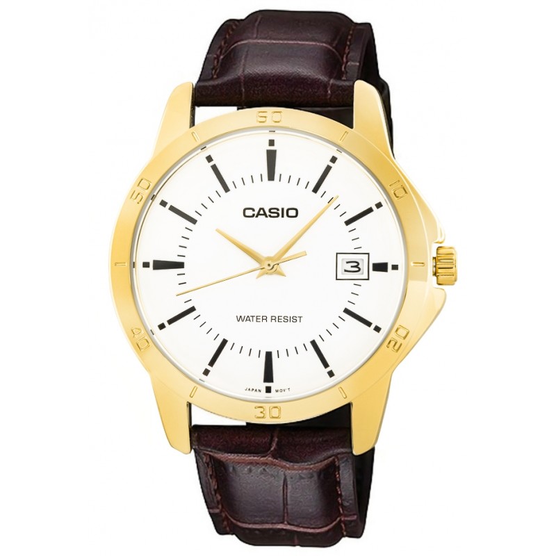 Zegarek Męski Casio MTP-V004GL-7AUDF + BOX Zegarek Męski Casio MTP-V004GL-7AUDF + BOX