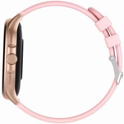 Smartwatch Damski GRAVITY GT12-3 Różowy Pasek Silikonowy + Bransoleta Różowe Złoto