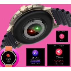 Smartwatch Damski RUBICON RNCF15 Tytan/Light Latte SMARUB260