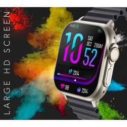 Smartwatch Męski RUBICON RNCF17 Tytan/Black SMARUB268