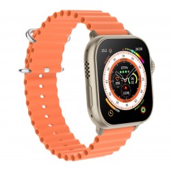 Smartwatch Męski RUBICON RNCF17 Tytan/Orange SMARUB269