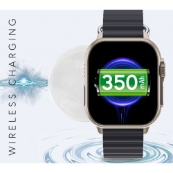 Smartwatch Męski RUBICON RNCF17 Tytan/Orange SMARUB269