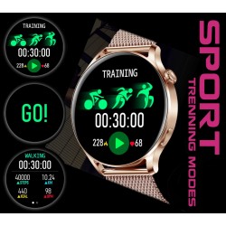 Smartwatch Damski RUBICON RNCE81 Rose Gold SMARUB131