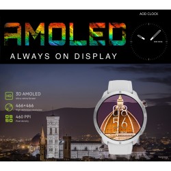 Smartwatch Męski RUBICON RNCF14 Black SMARUB250