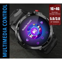 Smartwatch Męski RUBICON RNCF08 Black/Moro SMARUB232
