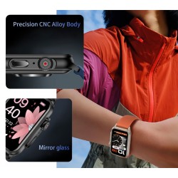 Smartwatch Damski RUBICON RNCF06 Tytan/Orange SMARUB221