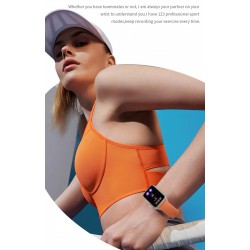 Smartwatch Damski RUBICON RNCF06 Tytan/Orange SMARUB221