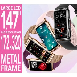 Smartwatch Damski RUBICON RNCF04 Black SMARUB227