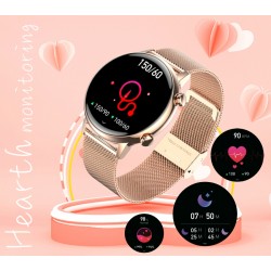 Smartwatch Damski RUBICON RNCF09 Rose Gold/Pink SMARUB234