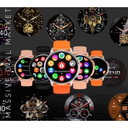 Smartwatch Męski RUBICON RNCF12 Tytan/Orange SMARUB245