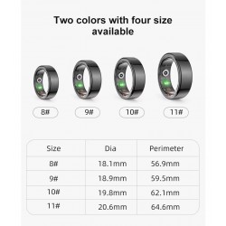Smart Ring RUBICON R2 Silver SIZE-7(US) SMARUB319